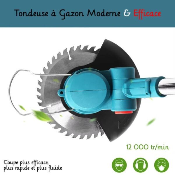 Tête de tondeuse à gazon électrique